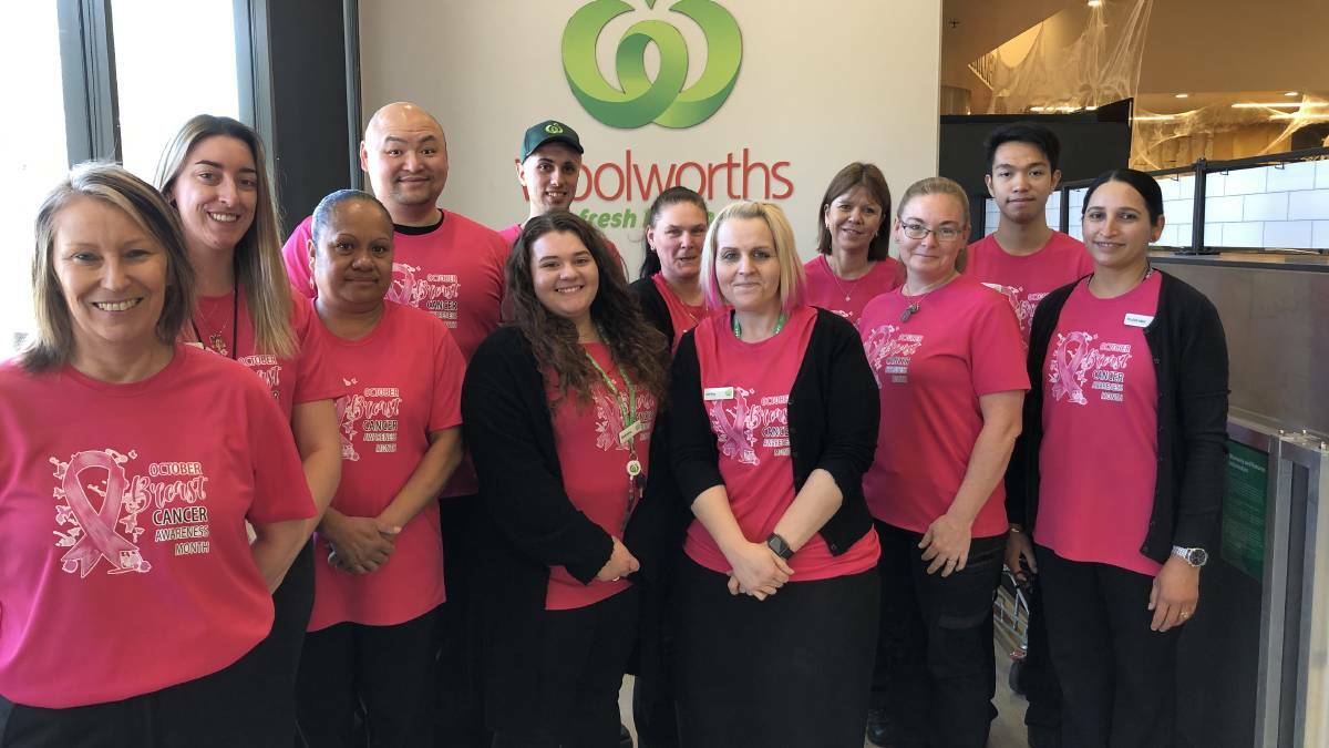 Store Manager Jenny Worthington and the team at North Griffith Woolworths are becoming renowned for their charitable work. Photo by Kat Vella.