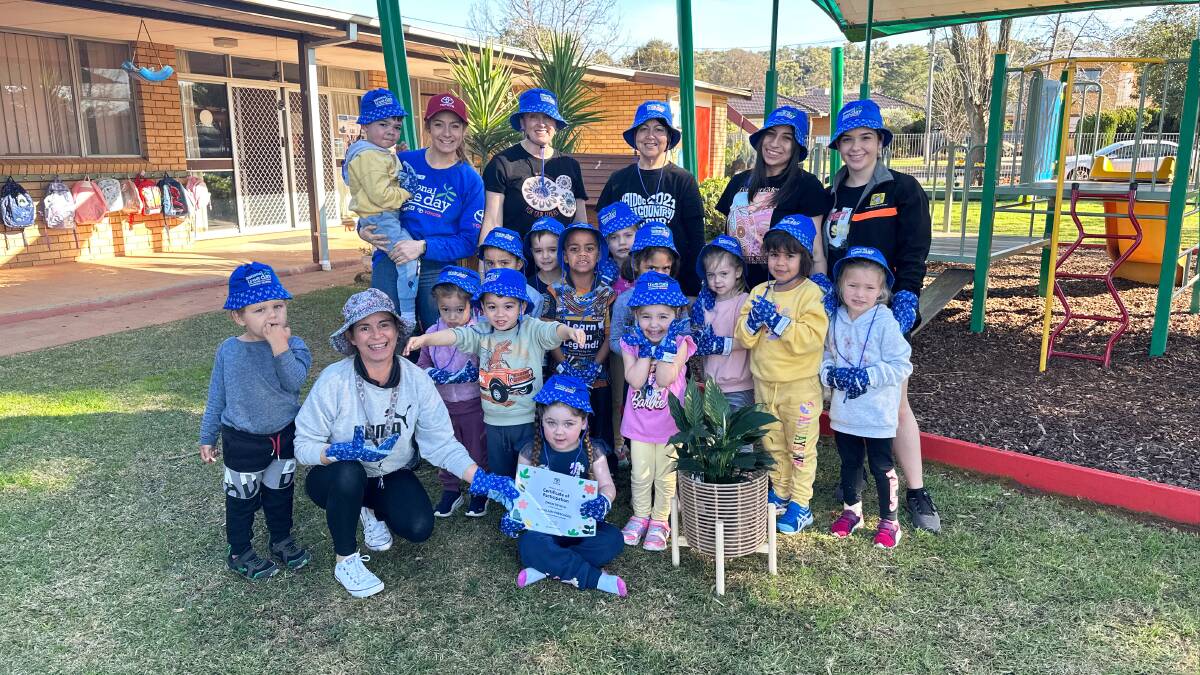 Students at Wiradjuri Aboriginal Preschool were thrilled to celebrate National Tree Day. Picture supplied