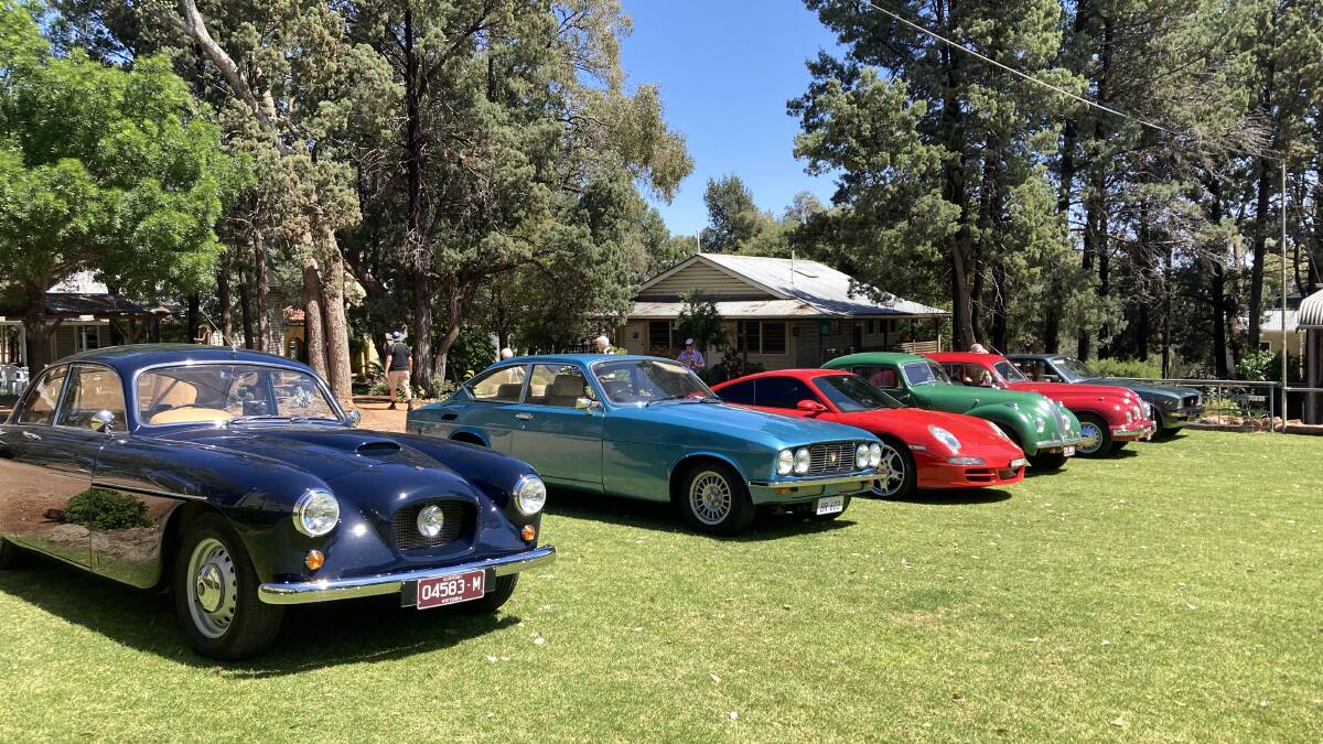 Just some of the classic Bristol cars set up at Pioneer Park Museum. Picture by Cai Holroyd