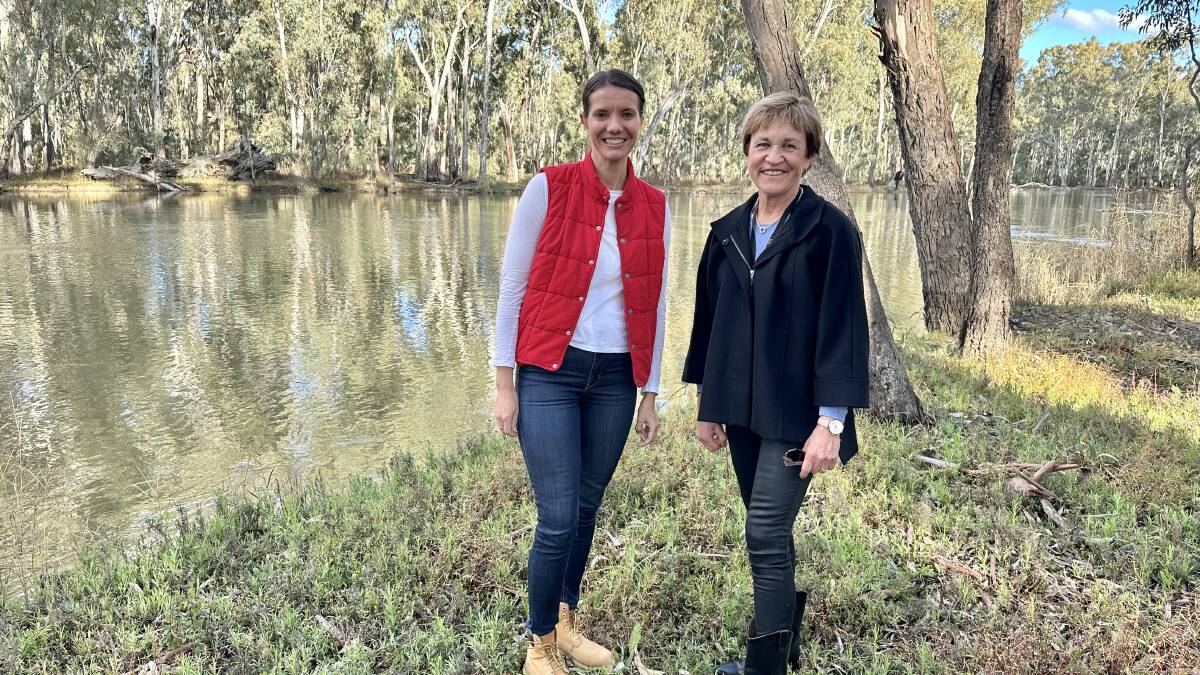 Member for Murray Helen Dalton and NSW water minister Rose Jackson. Picture supplied