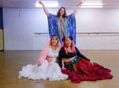 Dancer Sammy Gaskin, Border Bellydance owner Samantha Moore and dancer Nancy Gaskin love showing the community that belly dancing is an inclusive art for everyone, no matter their size or age. Picture by Phoebe Adams