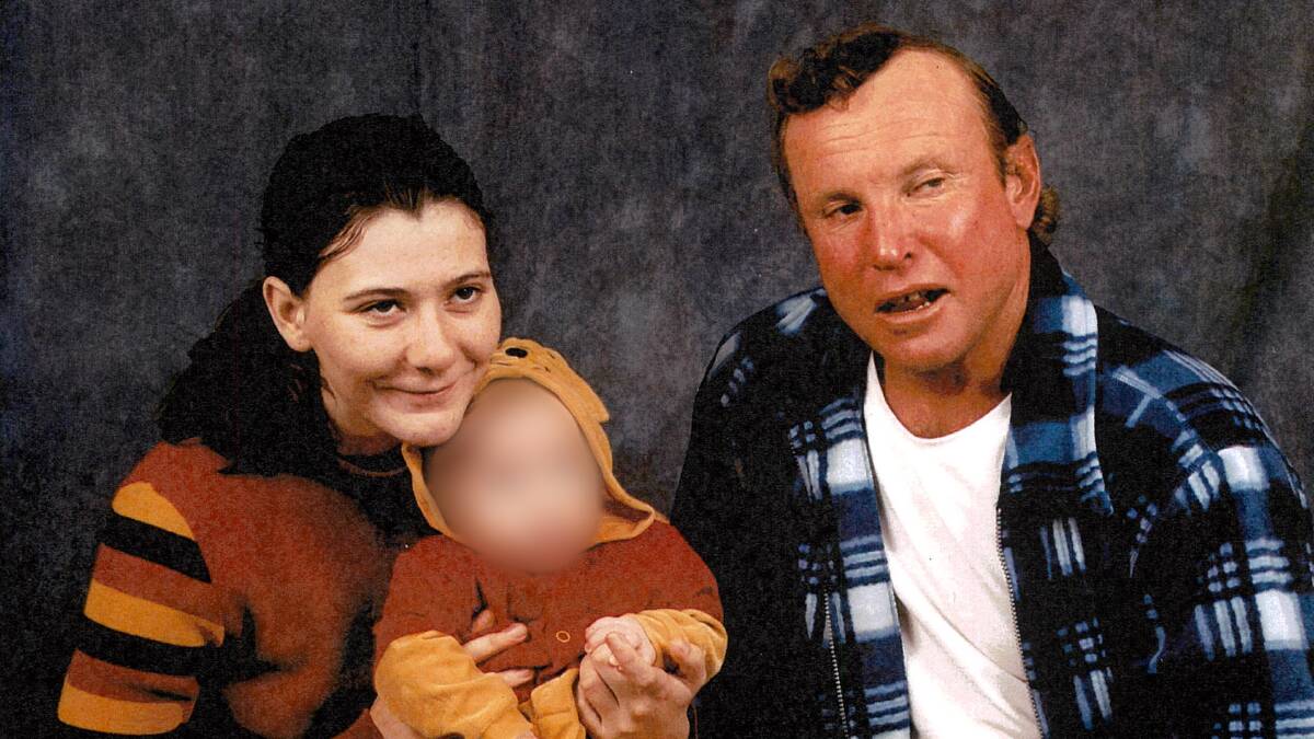 Amber Haigh and her accused murderer Robert Geeves during a photo shoot in 2002. Photo supplied 
