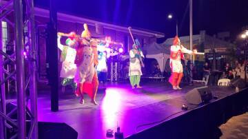 The United Bhangra Champions from Sydney performing on the night. Pictures supplied