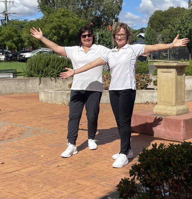 Griffith social support workers Christine Badoco and Yvette Pastro are inviting community members to take part in the initiative this Monday. Picture Allan Wilson