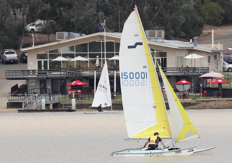 Wagga Sailing Club hosts part two of its regatta with Griffith Sailing Club. Picture: Les Smith