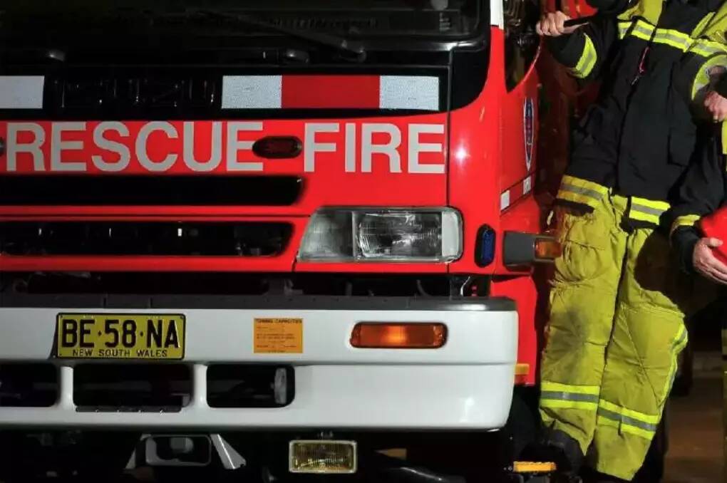Firefighters battled a blaze that left a Barellan home completely destroyed. File picture