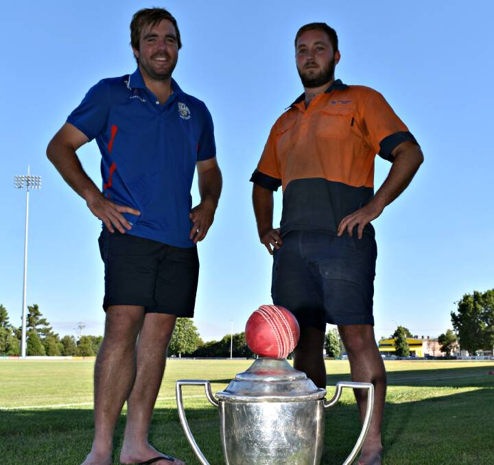 GO TIME: Griffith captain Haydn Pascoe and vice-captain are ready to jump into Sunday's O'Farrell Cup clash against Young. Picture: Ben Jaffrey