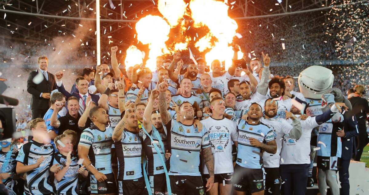REPEAT: Michael 'Speedy' Stratton thinks the Cronulla Sharks can go back-to-back in the National Rugby League competition. Picture: John Veage