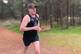  Chris Palmer clocks up 1000km milestone as a Feral Joggers. Picture supplied