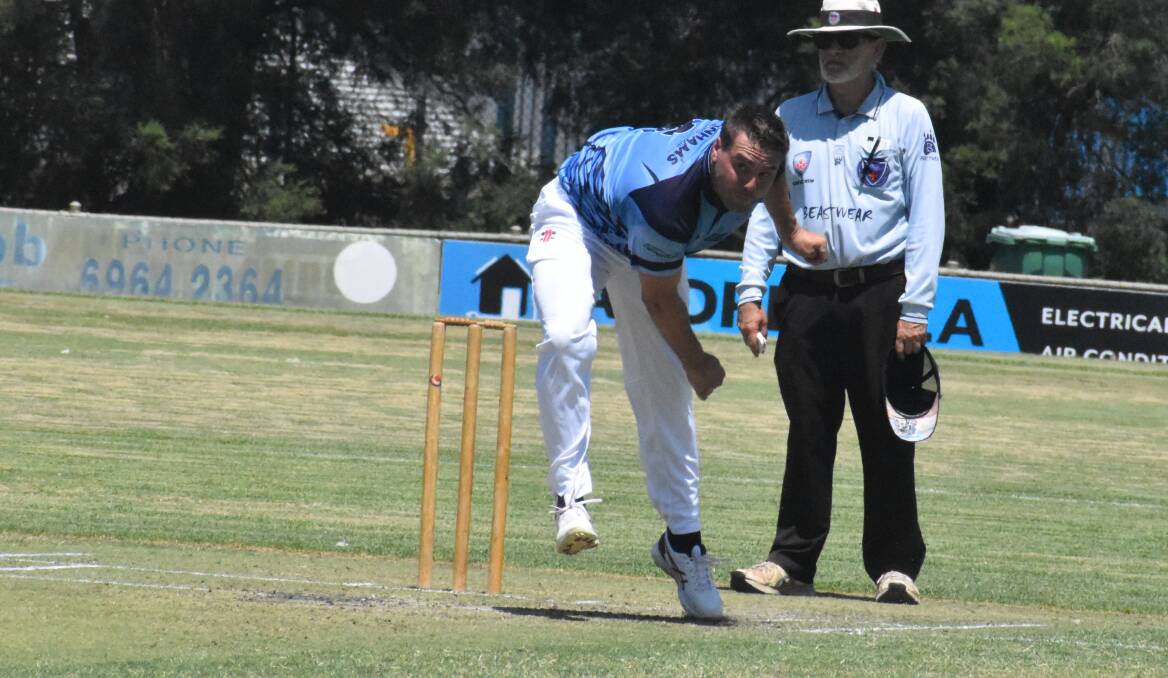 Ben Watts was destructive in his return to the Diggers outfit picking up four wickets to help his side pick up the win over Hanwood. Picture by Liam Warren