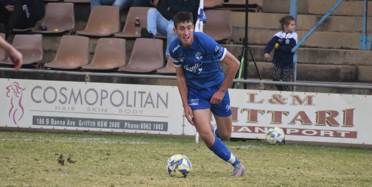 Will Piva scored four goals as Hanwood were able to secure yet another Pascoe Cup minor premiership after 8-0 win over Tumut. Picture by Liam Warren