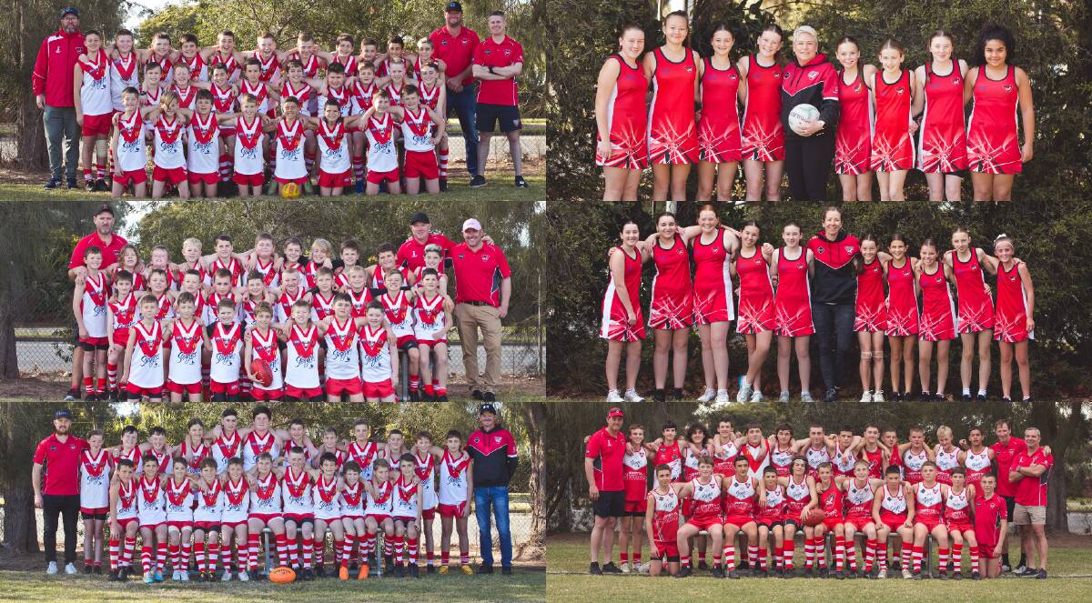 THe Griffith Swans will be well represented in the South West Juniors Grand Finals with six teams heading to Temora. Pictures by Eleisha Collins