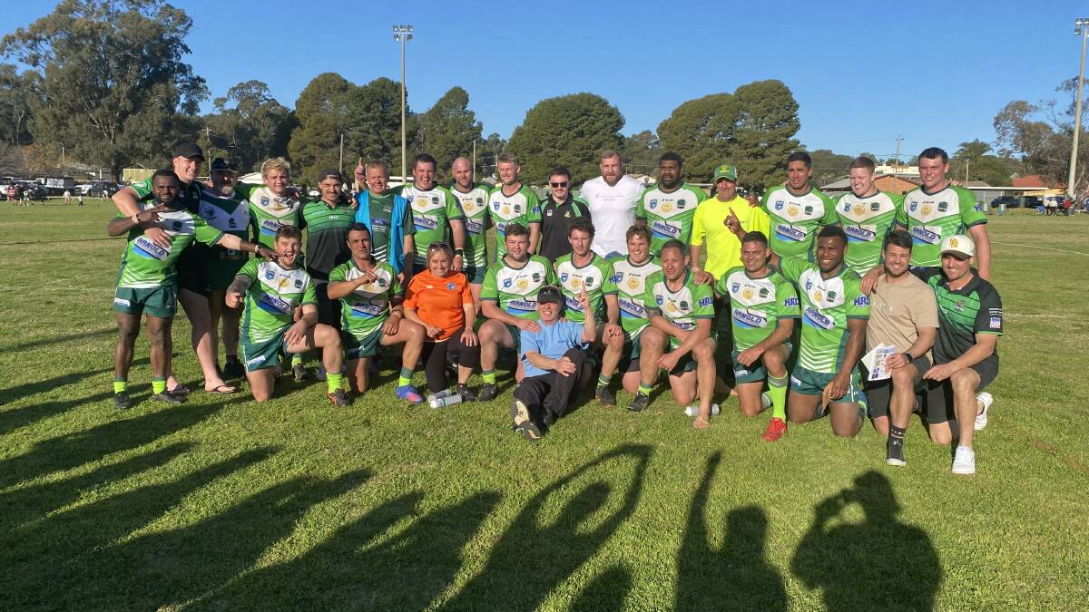 The Leeton Greens side that is looking to end a 15-year wait for a first grade premiership when they take on DPC Roosters. Pictures by Liam Warren