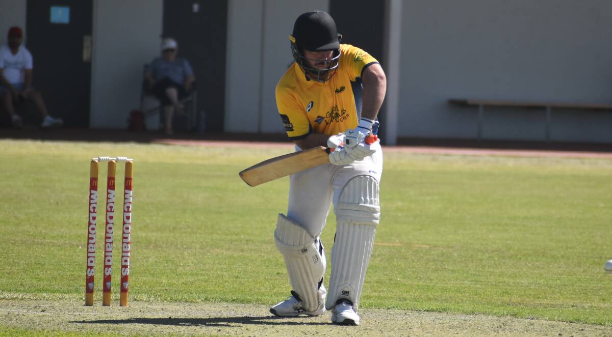 Connor Matheson has been in a rich vein of form for Leagues and Griffith will be hoping he can carry that across to their Hedditch Cup challenge on Sunday. Picture by Liam Warren