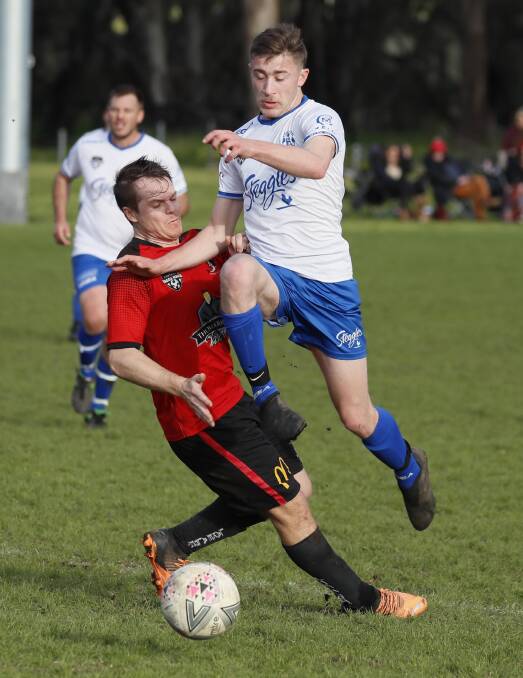 Chaise Donetto scored the vital goal that sent Hanwood straight into the Pascoe Cup grand final. Picture by Les Smith