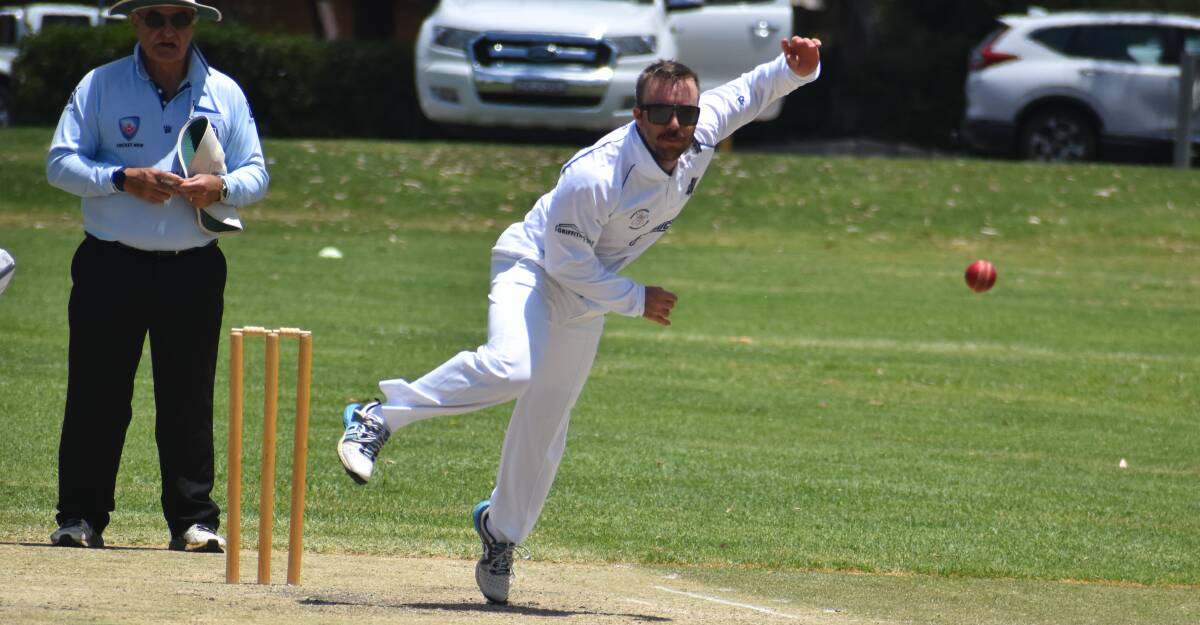 Damien Browning scored 26 runs before taking two wickets with the ball to help Diggers secure progression into the Second Grade decider. Picture by Liam Warren