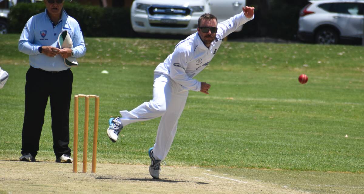 Damien Browning picked up picked up six wickets as Diggers were able to rip through the Coro batting line-up. Picture by Liam Warren