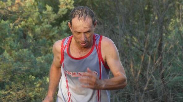 Gary Andreazza was one of many joggers who were able to set personal bests during the sixth race of the Arsova series. Picture supplied
