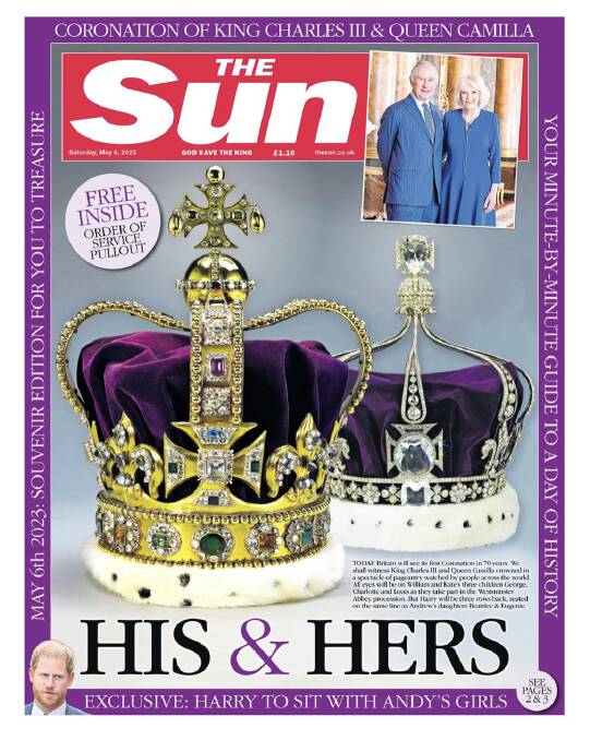 Newspapers in UK, Australia herald "day of destiny" for King Charles