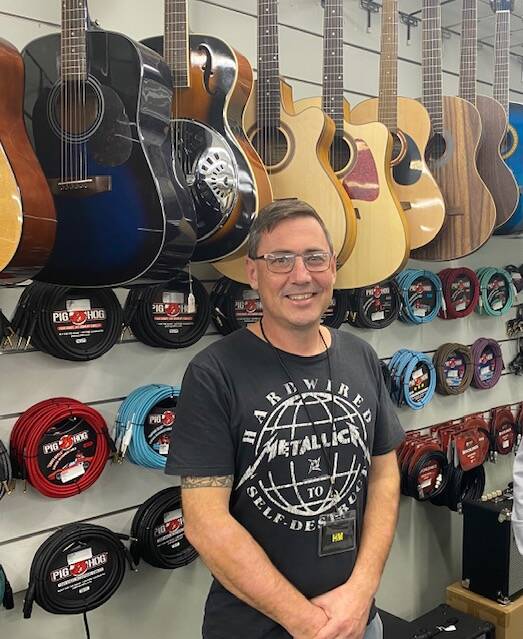 Griffith's Nathan Kschenka is listening to Metallica's 72 Seasons but likes any music which connects and has heart. Picture supplied.