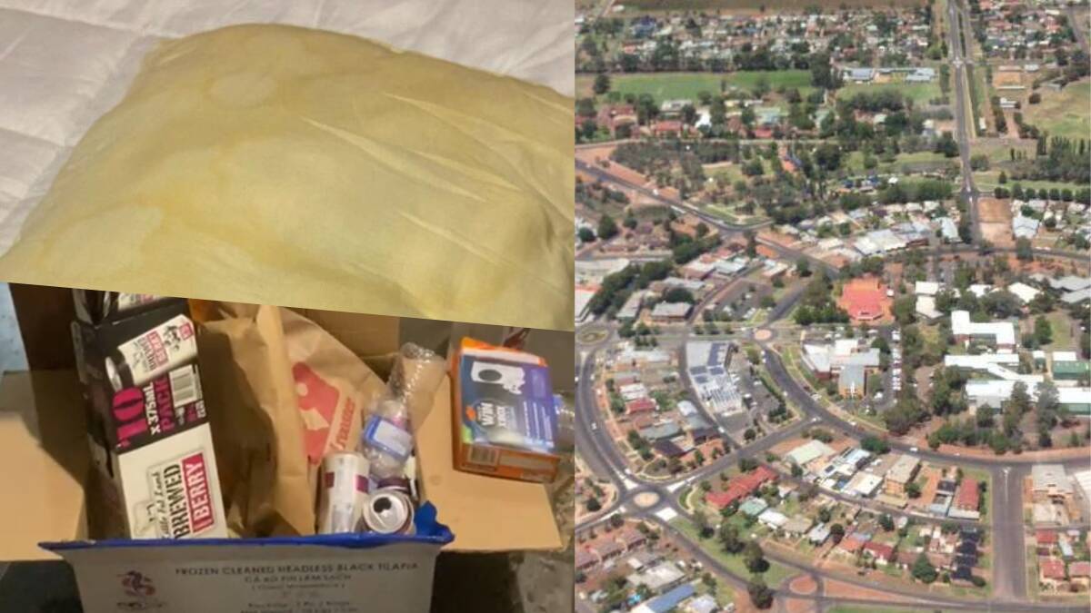 Agricultural workers looking for accommodation in Griffith landed in a property with stained and yellowing bedding and rubbish stored in the kitchen. Picture file, insets contributed