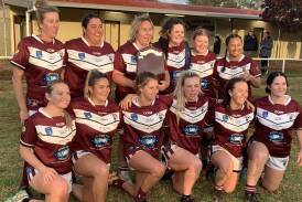 Barellan secured their second straight women's knockout title after a dominant display in Rankins Springs. Picture supplied